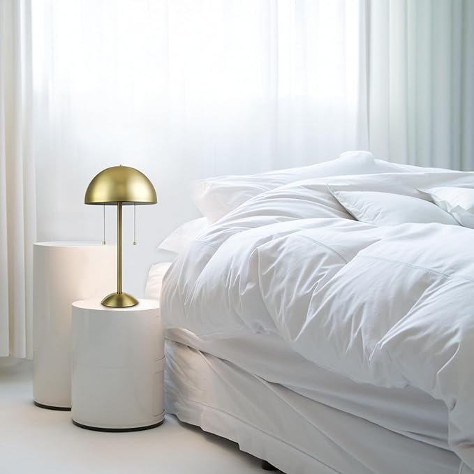 Gold Dome Lamp Bedroom