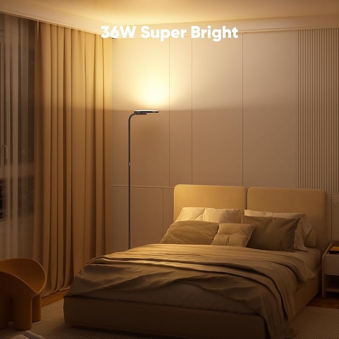 slim floor lamp for bedroom