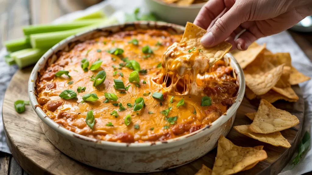 Creamy Buffalo Chicken Dip