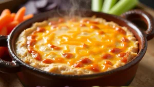 easy buffalo chicken dip