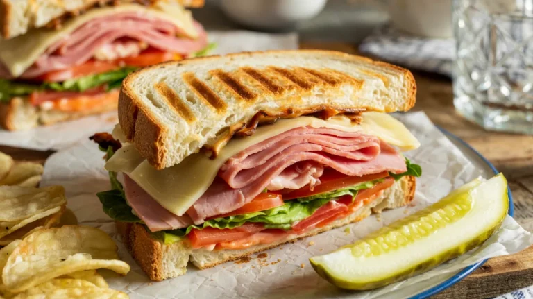 15-Minute Ham Provolone Sandwich