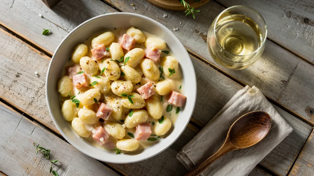 Beginner-Friendly Ham and Gnocchi