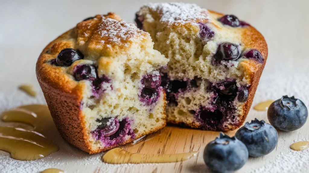Blueberry Pancake Muffins Pancakes Recipe