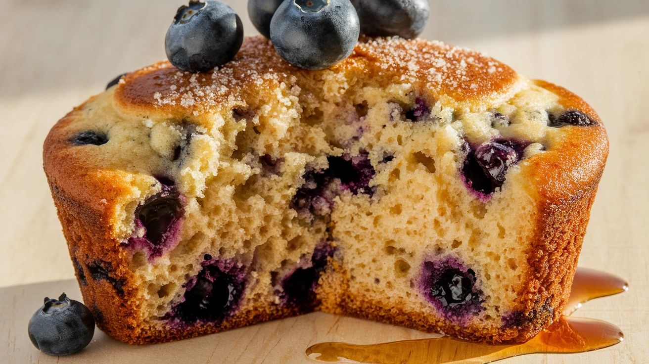 Blueberry Pancake Muffins