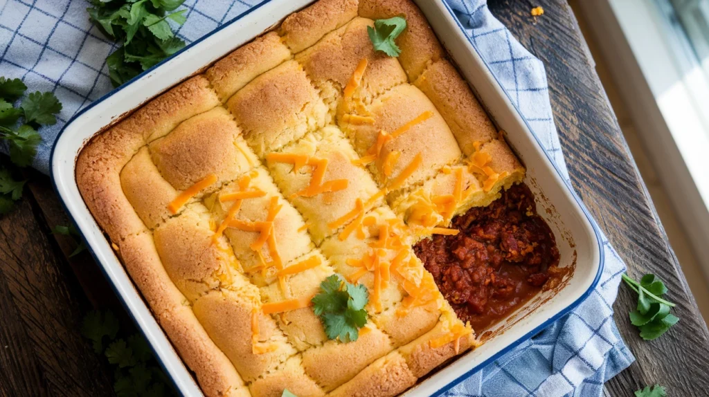 Chili Cornbread Casserole  Chili Recipe
