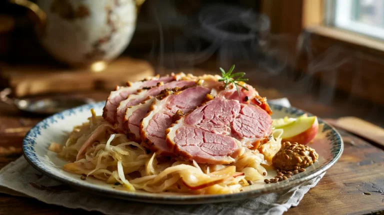 Classic German Ham and Sauerkraut