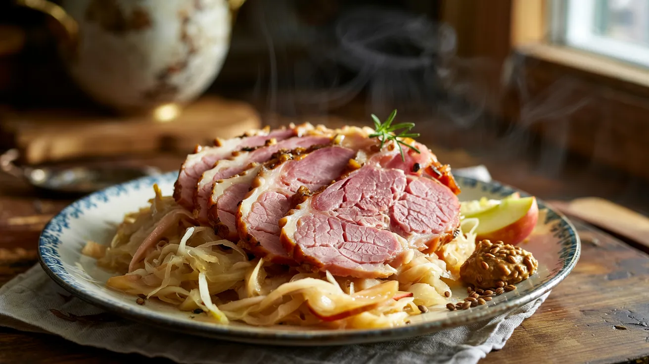 Classic German Ham and Sauerkraut