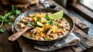Creamiest White Chicken Chili Slow Cooker Recipe