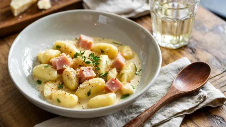 Creamy Ham and Gnocchi Recipe