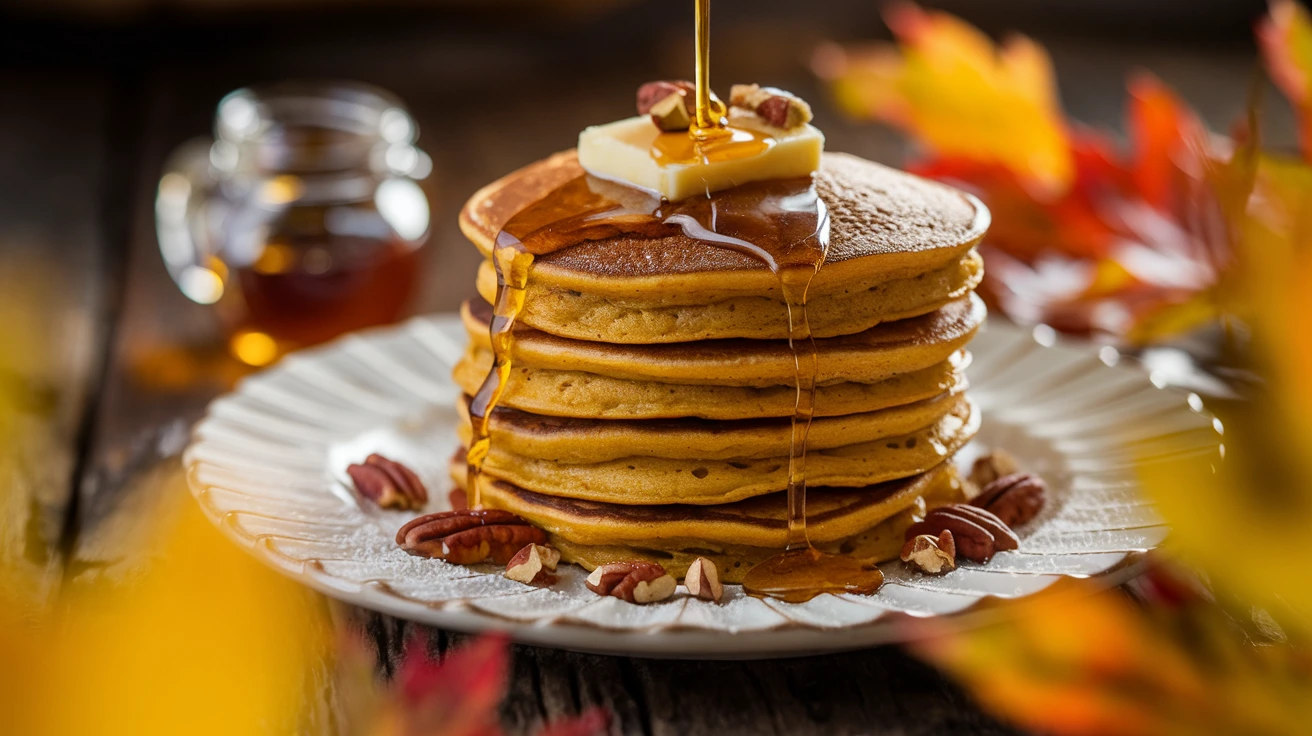 Fluffy Pumpkin Pancakes