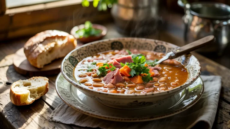 Hearty Pinto Bean Soup with Ham