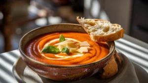 Roasted Red Pepper Gouda Soup