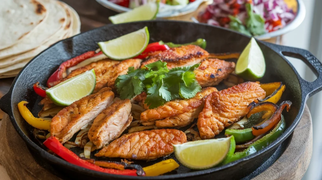 Skillet Chicken Fajitas   Recipes with Chicken
