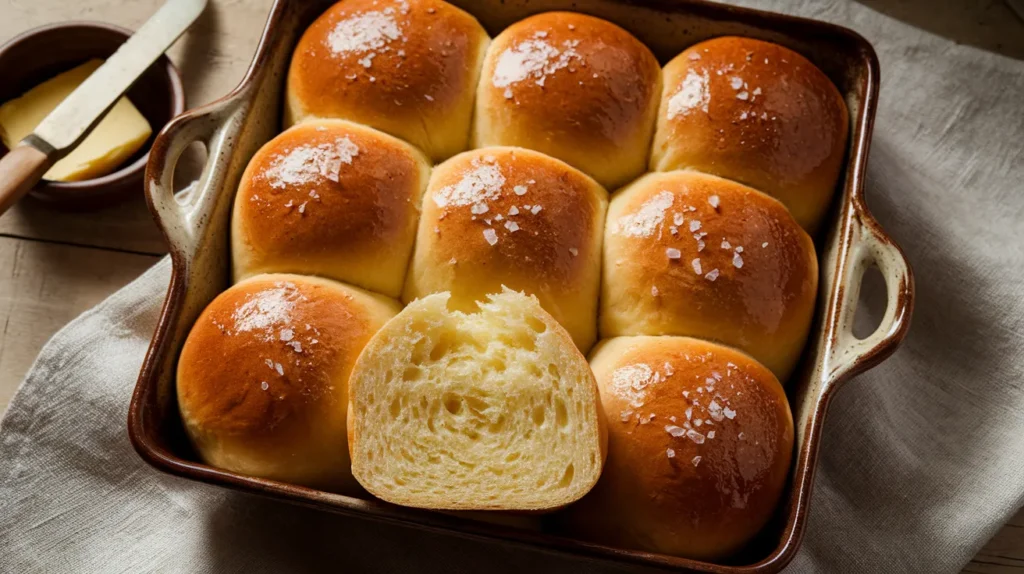 buttery semolina rolls