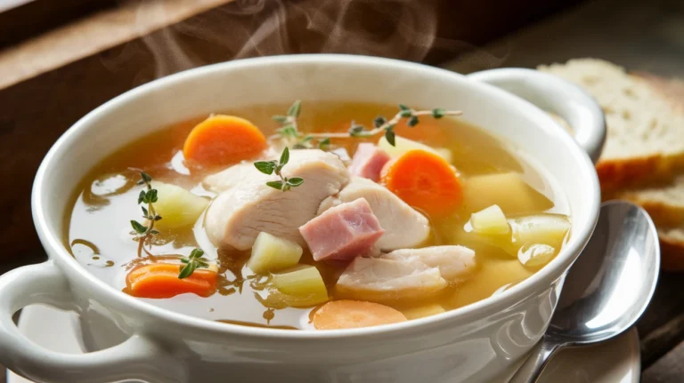 chicken and ham soup