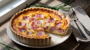 ham and gruyere quiche