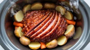 ham steaks in crock pot