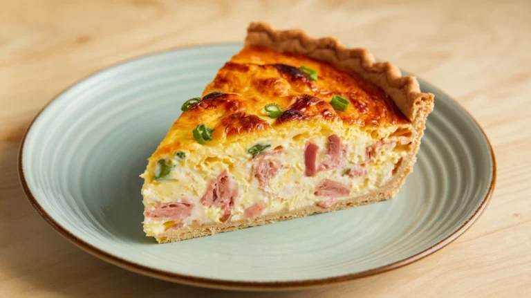 impossible ham cheese pie