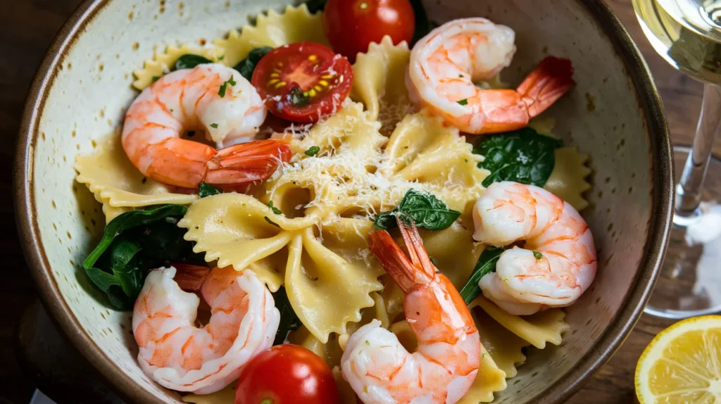 5-Star Bowtie Shrimp Pasta