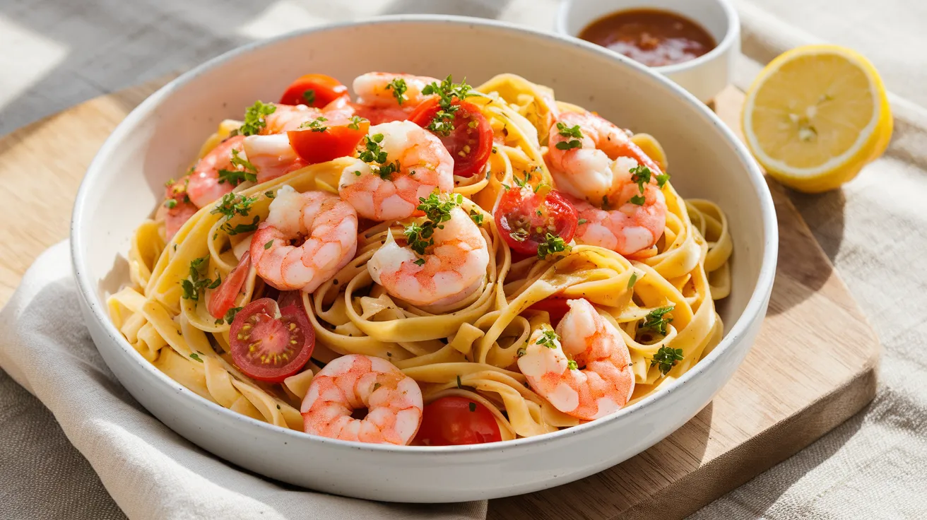 Argentinian Red Shrimp Pasta