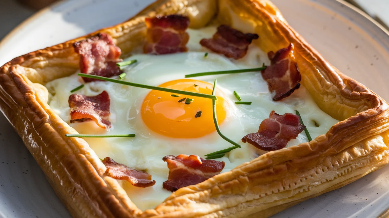 Bacon And Egg Breakfast Pastries