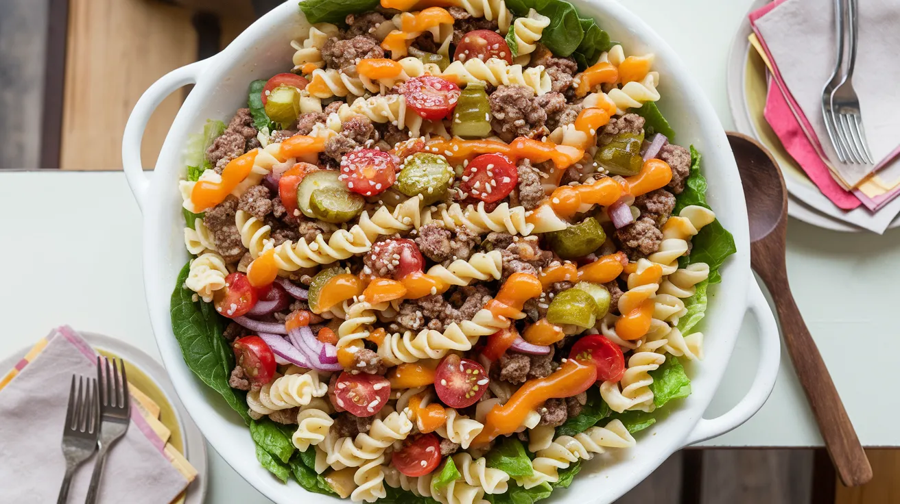 Big Mac Pasta Salad