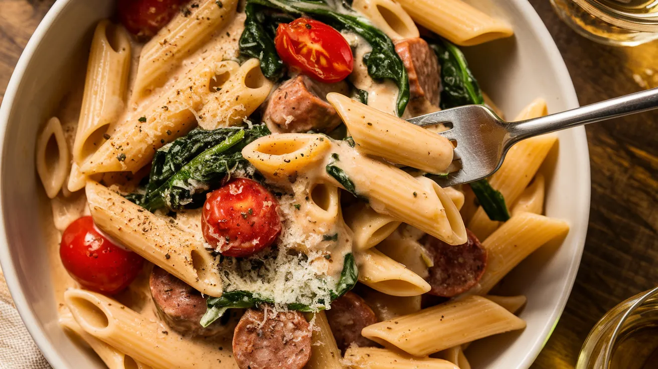 Boursin Sausage Pasta