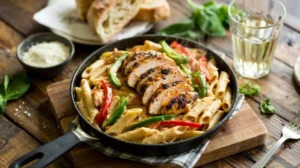 Creamy Blackened Chicken Pasta Recipe