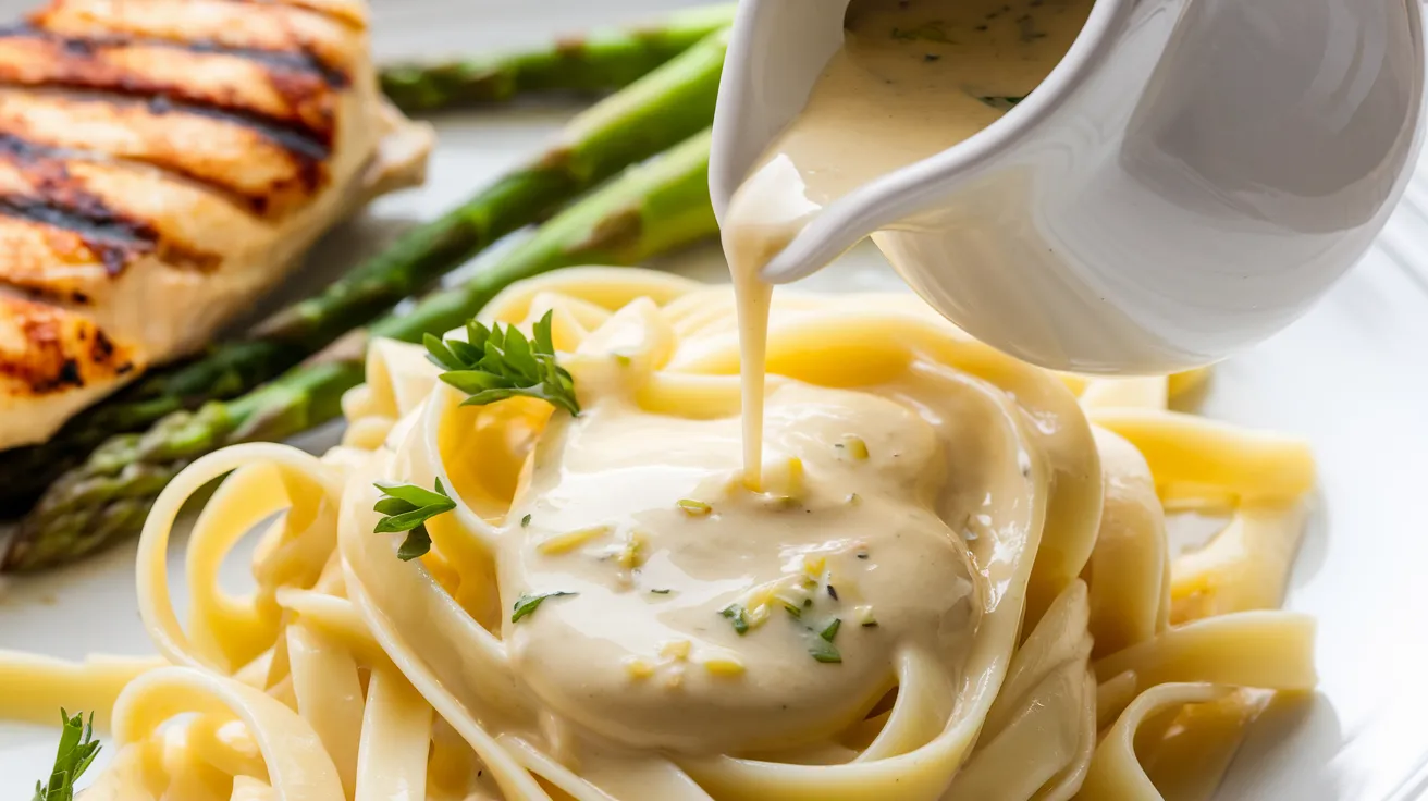 Creamy Garlic Lemon Butter Sauce