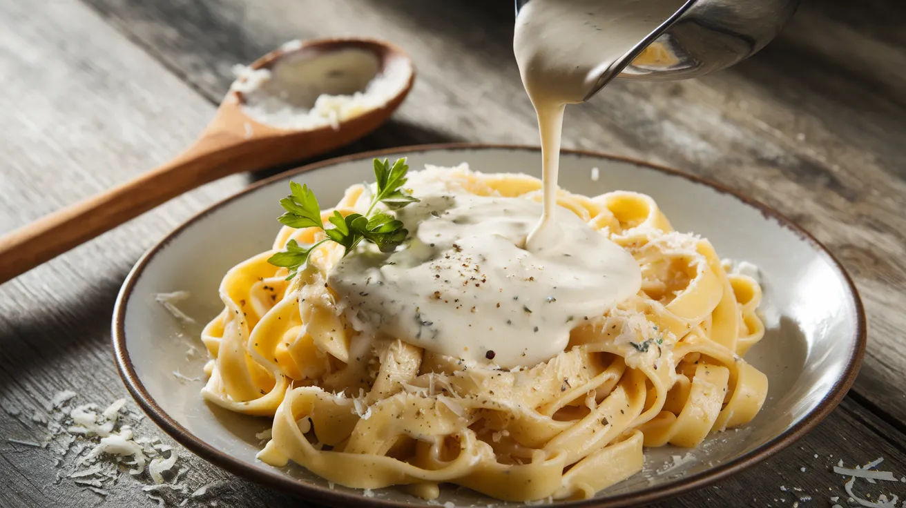 Garlic Parmesan Creamy White Sauce