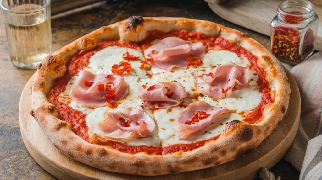 Hot Honey Pizza With Prosciutto And Ricotta  Pizza Recipes
