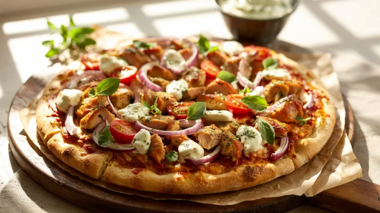 How to Make the Best Chicken Gyro Pizza