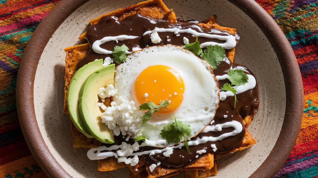 Mole Chilaquiles Breakfast