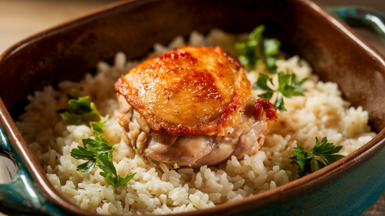 Oven Baked Chicken and Rice
