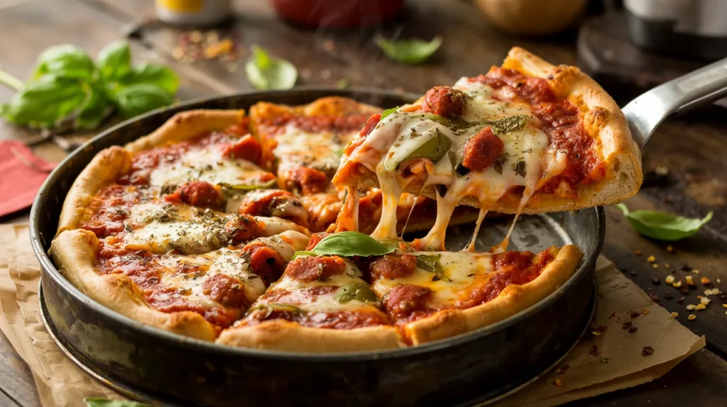 Perfect Vegan Deep Dish Pizza Better Than Takeout