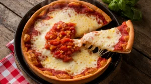 Vegan Deep Dish Pizza