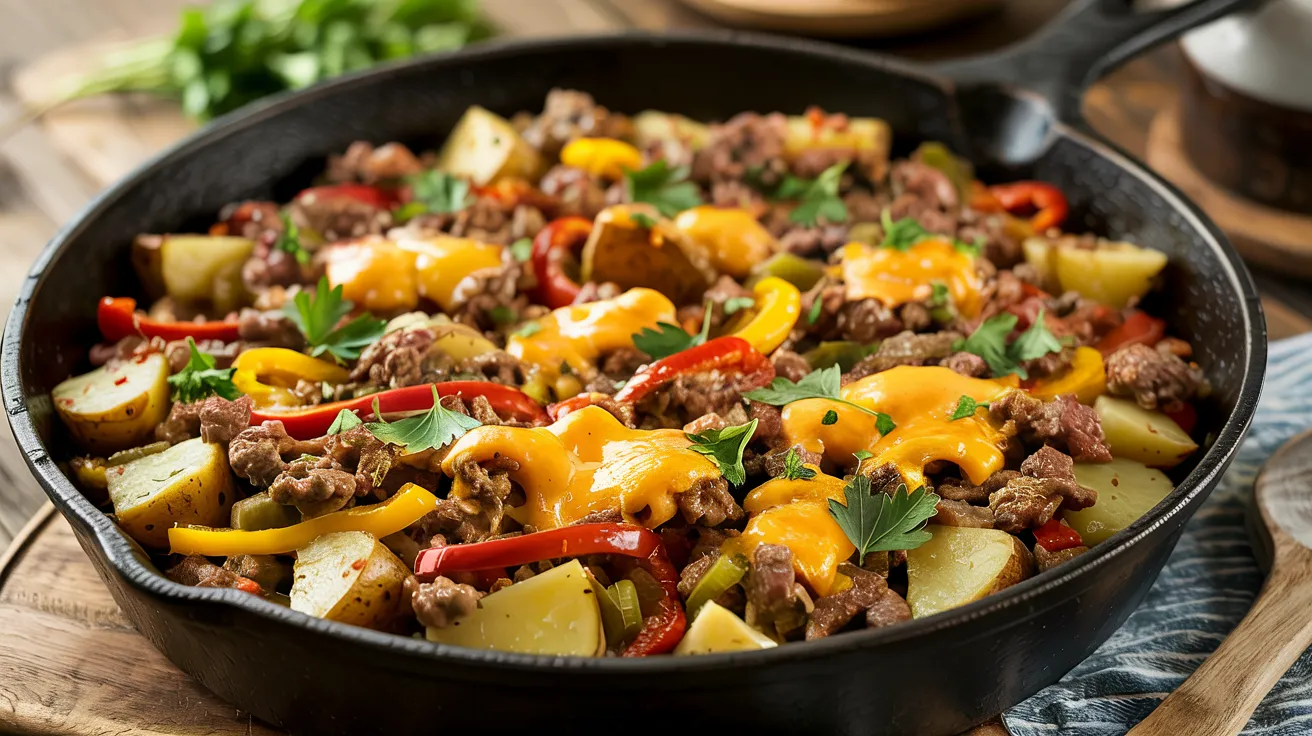 Savory Ground Beef and Potatoes Recipe