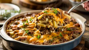 best One-Pan Ground Beef and Potato Casserole
