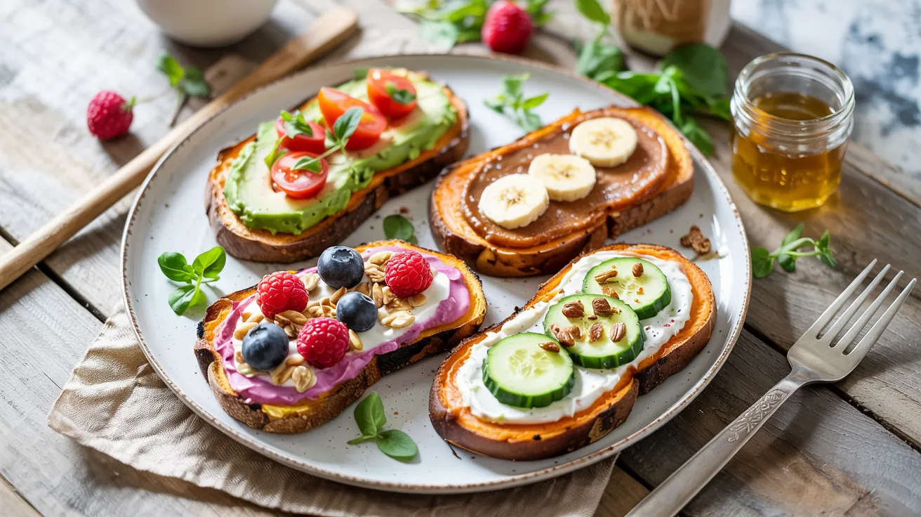 5-Minute Easy Sweet Potato Toast