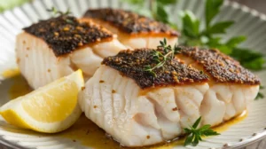 Blackened Cod Fish