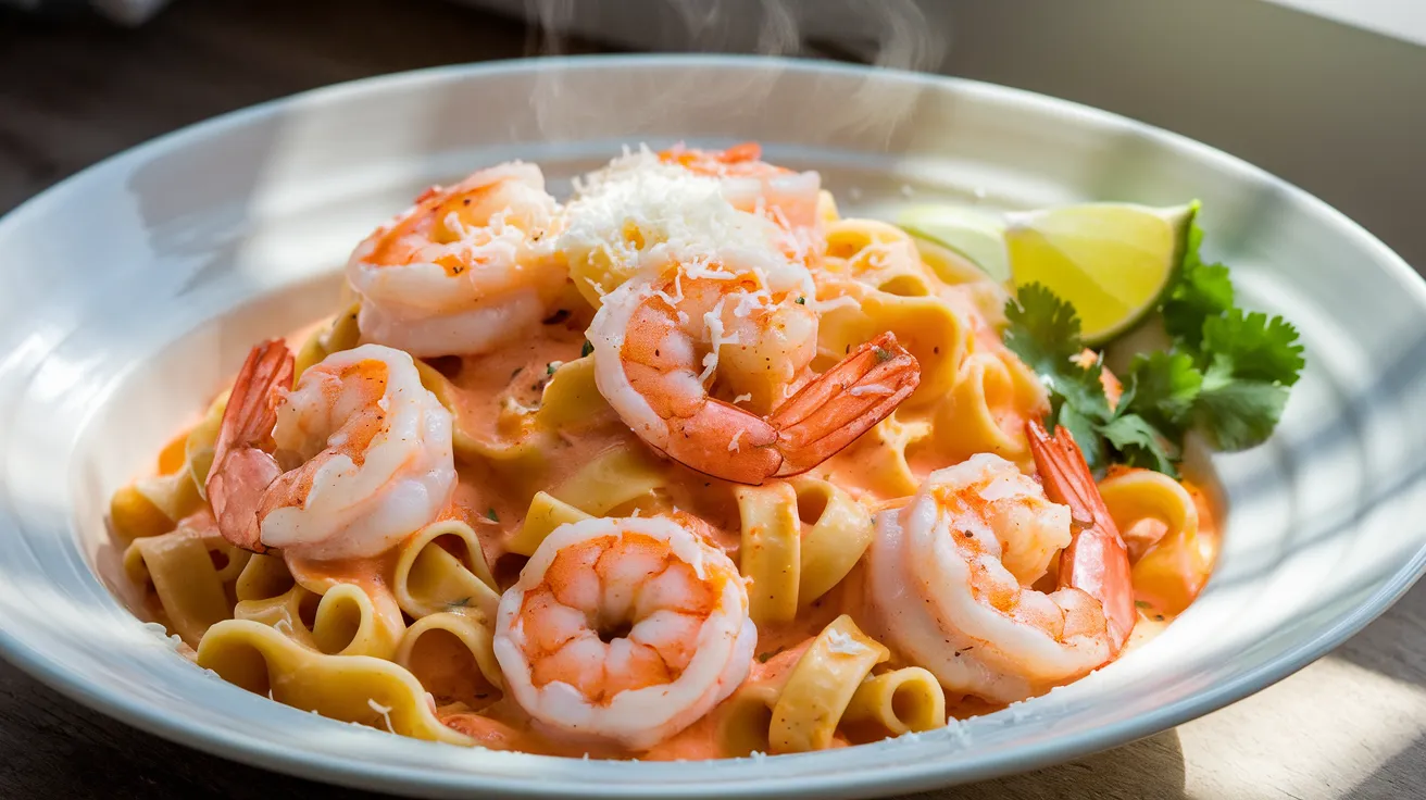 Creamy Chipotle Shrimp Pasta