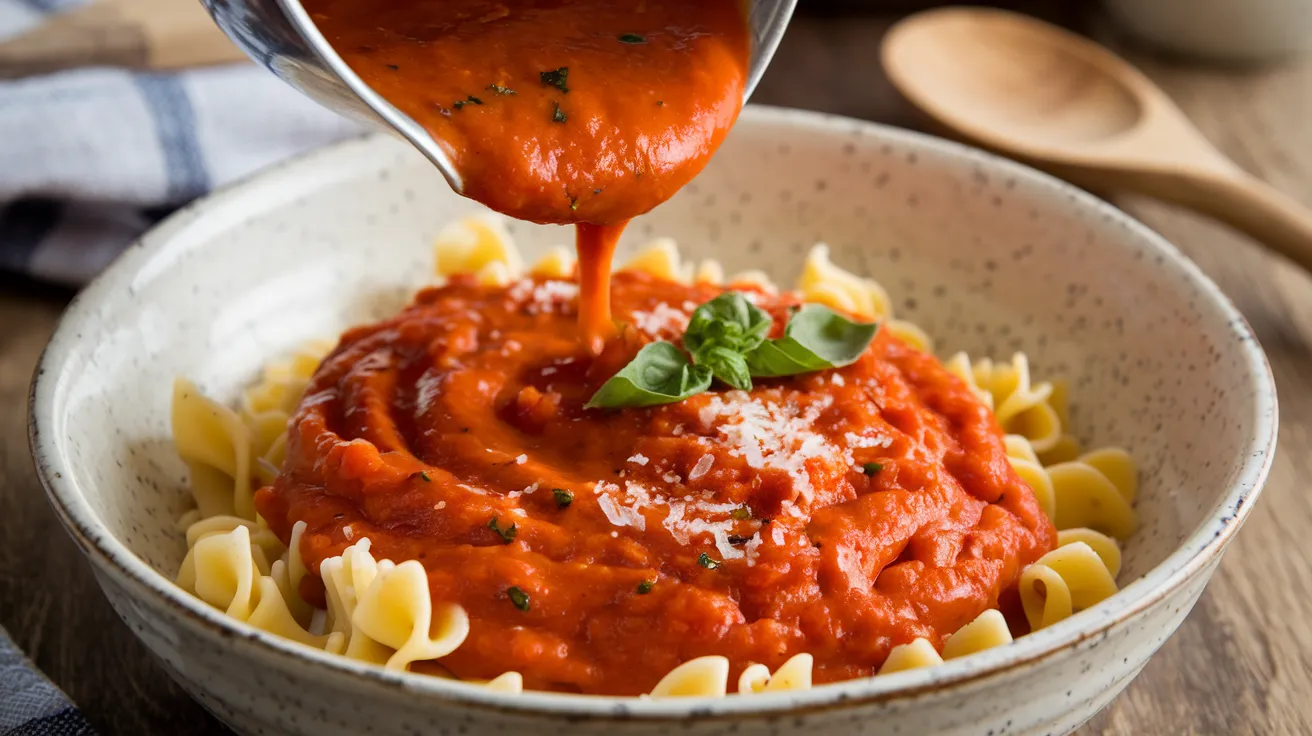 Creamy Tomato Sauce with Hidden Veggies