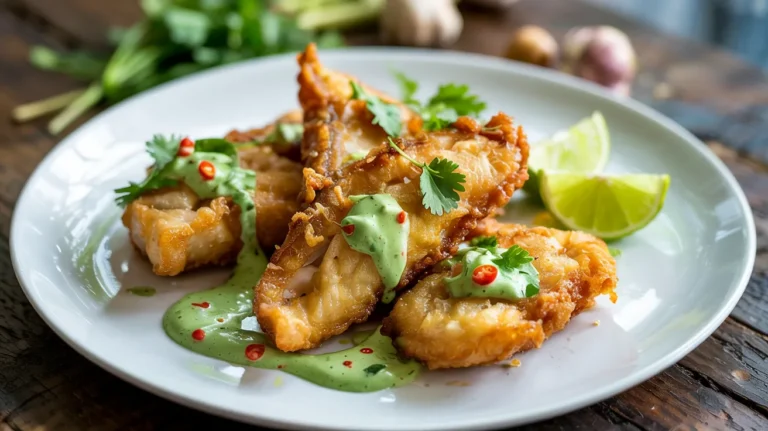 Crispy Fried Fish With Thai Lemongrass Sauce Better Than Takeout