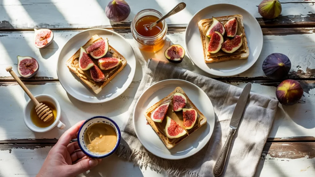 Fig Almond Butter Toast Recipe