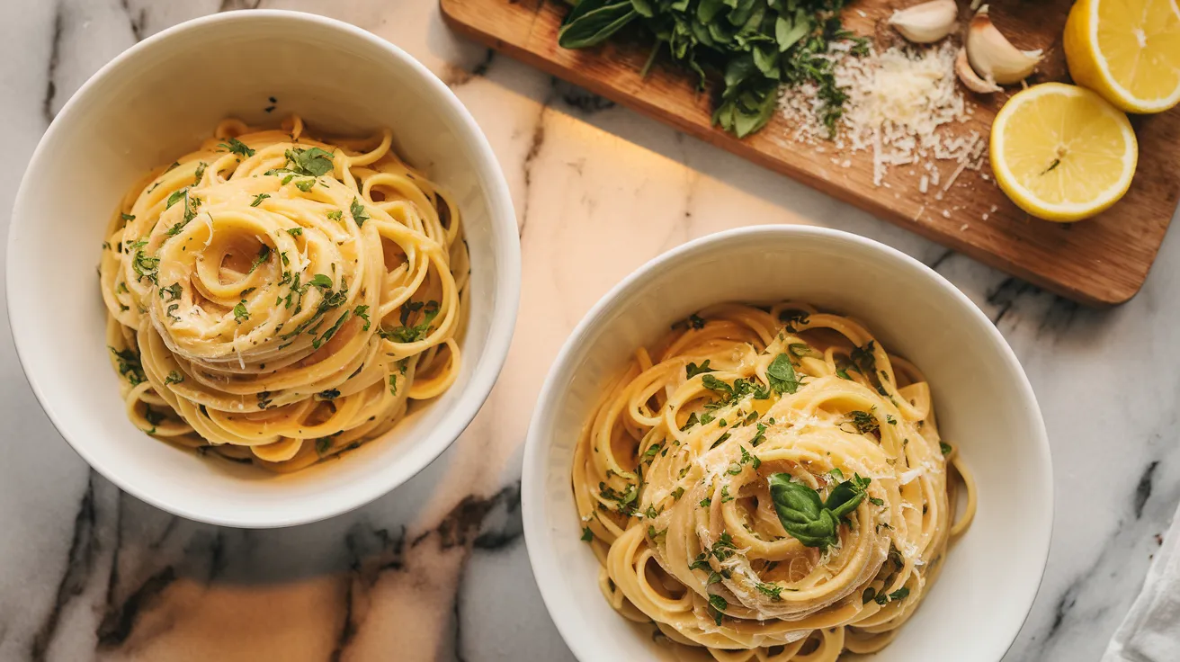 Garlic Butter Spaghetti with Herbs