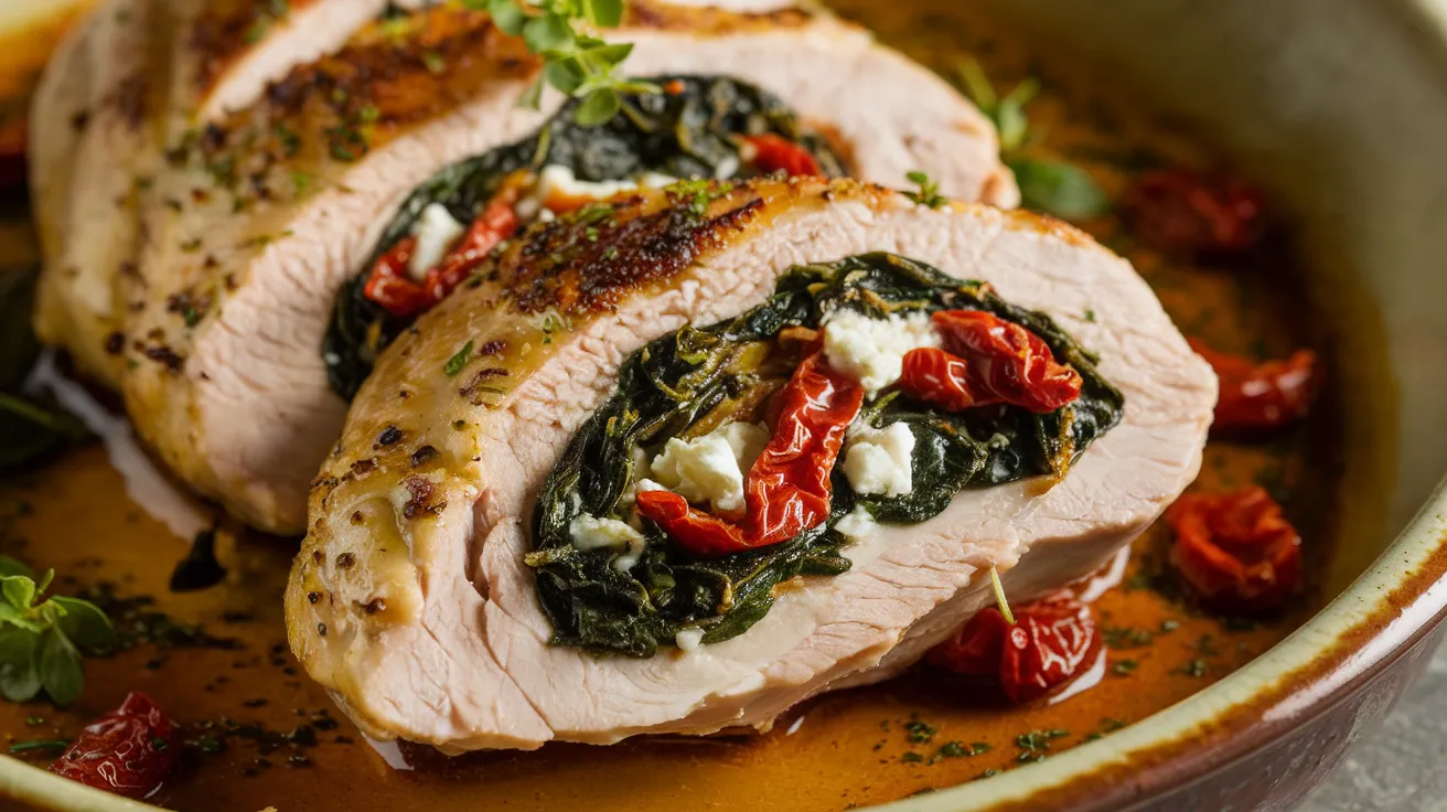 Mediterranean Stuffed Chicken Breasts
