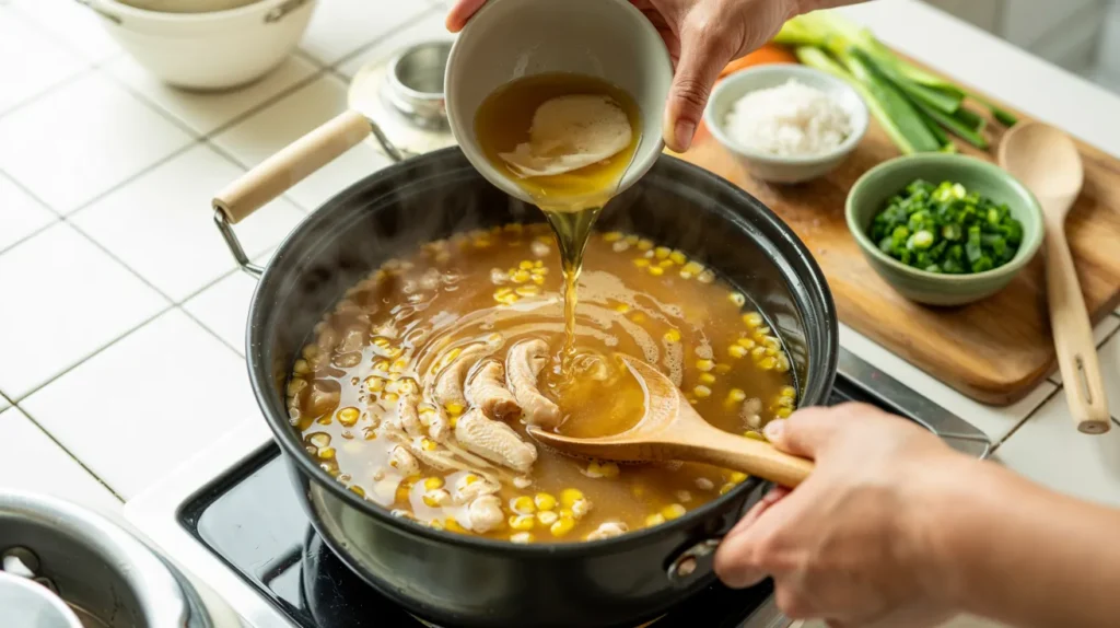 Perfect Corn And Fish Maw Soup