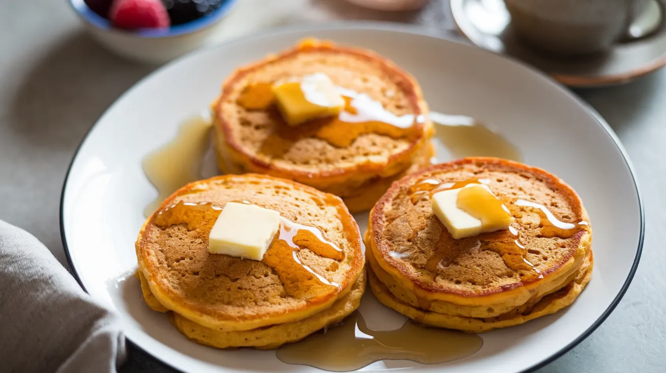 Squash Peanut Butter Pancakes