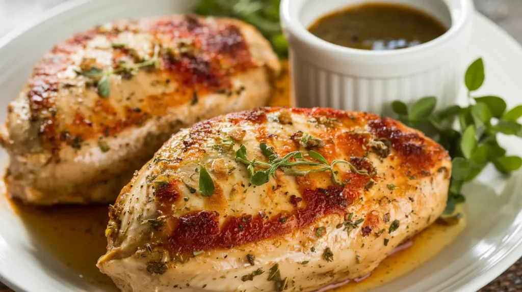 The SECRET to Juicy Oven Baked Chicken Breasts