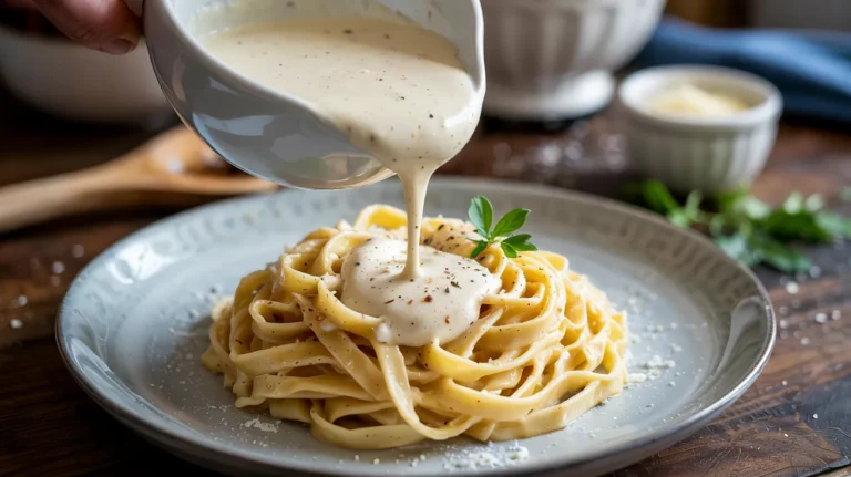 Alfredo Sauce with Evaporated Milk